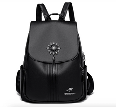 Рюкзак жіночий шкіряний Taolegy Elegant HFDS Чорний