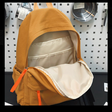 Рюкзак молодіжний міський Basic Bag Блакитний з брелком