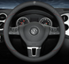 Чехол оплетка на руль Nappa Lux из натуральной кожи для автомобиля Volkswagen