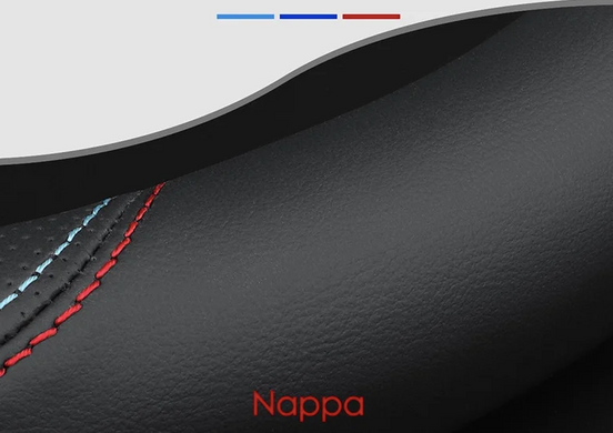 Чехол оплетка на руль Nappa Lux из натуральной кожи для автомобиля Infiniti