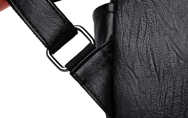Рюкзак женский кожаный Taolegy Trend HFDS городской Черный