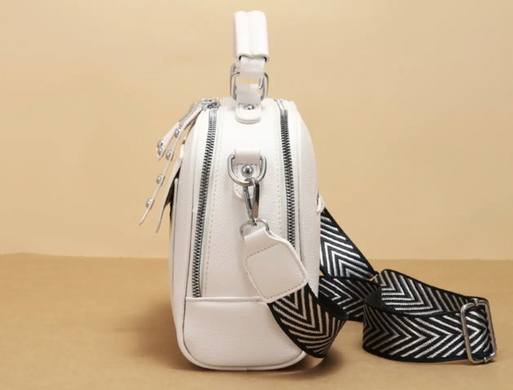 Сумка женская кожаная через плечо Stylish bag Коричневый