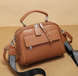 Сумка женская кожаная через плечо Stylish bag Коричневый