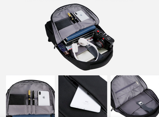 Рюкзак чоловічий для ноутбука Taolegy Sport xilie Сірий