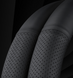 Чехол на руль Lux Ultrathin из натуральной кожи для автомобиля Audi Черный