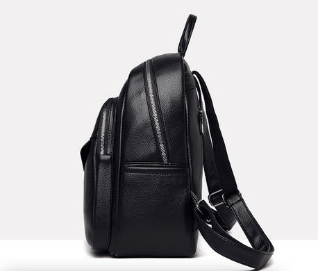 Рюкзак жіночий шкіряний міський Taolegy Style HFDS Чорний