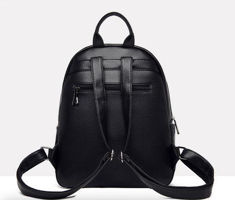 Рюкзак женский кожаный городской Taolegy Style HFDS Черный
