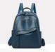Рюкзак жіночий шкіряний міський Taolegy Style HFDS Синій
