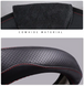 Чехол оплетка на руль RocaCar из натуральной кожи для автомобиля Hyundai Черная