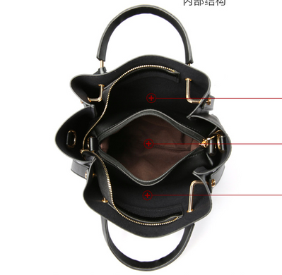 Жіноча сумка Taylor Tiffany комплект 2 в 1 Чорний