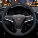 Чехол на руль RocaCar из натуральной кожи для автомобиля Chevrolet Синий
