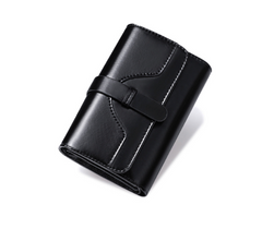Жіночий гаманець із натуральної шкіри Taylor mini Чорний