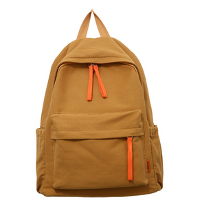 Рюкзак молодіжний міський Basic Bag Помаранчевий з брелком