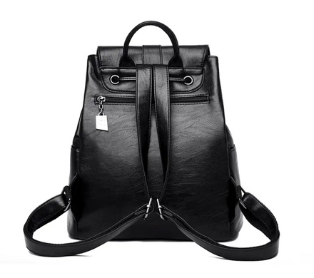 Рюкзак женский кожаный Taolegy Fashion HFDS Черный