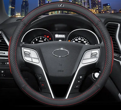 Чехол оплетка на руль Circle из натуральной кожи для автомобиля Lexus