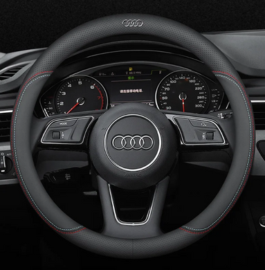 Чехол на руль Nappa Lux из натуральной кожи для автомобиля Audi