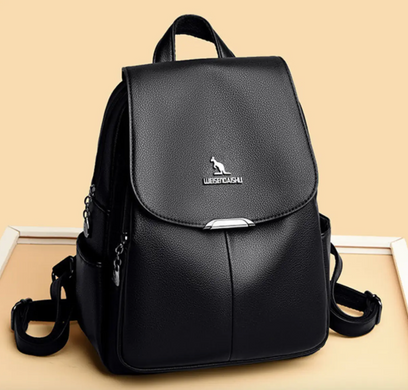 Рюкзак женский кожаный Hefan Daushi Style Черный
