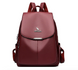 Рюкзак женский кожаный Hefan Daushi Style Бордовый