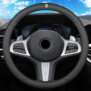 Чохол на кермо Nappa Lux із натуральної шкіри для автомобіля Renault