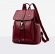 Рюкзак женский кожаный Taolegy Fashion HFDS Бордовый
