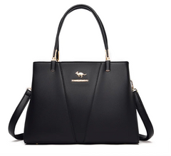 Жіноча сумка шкіряна Taylor Classic Daushi класична Чорна