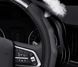 Чехол на руль Carbon из натуральной кожи для автомобиля Fiat