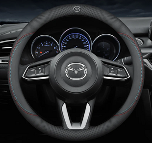 Чохол на кермо Nappa Lux із натуральної шкіри для автомобіля Mazda