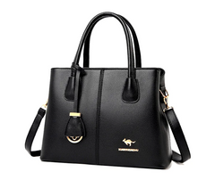 Женская сумка кожаная XiaHeng Daishu классическая Черная