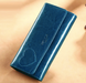 Жіночий гаманець із натуральної шкіри Geruola Синій