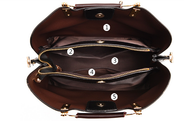 Женская сумка кожаная классическая Taylor Star Черная